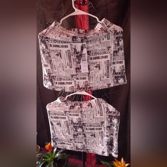 NOISY MAY Mini skirt only. bright white/ Euphoria Size XS .. New - Picture 6 of 6